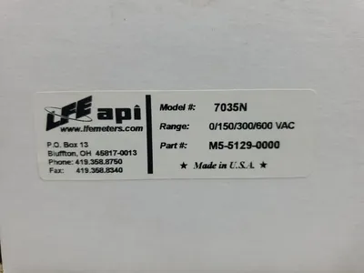 API LFEMETER 7035N RELAY CONTROL UNIT, (M5-5129-0000) 5D-29