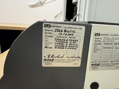 Instron Model 3366 Table Mounted Materials Testing System