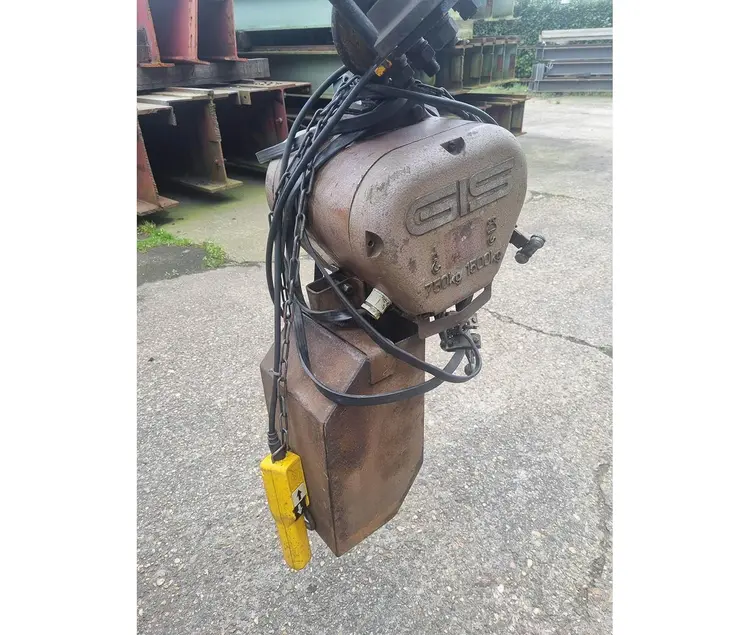 Used GIS ELECTRIC CHAIN HOIST 1500 KG Cranes, Jib | Apt International N.V #373626