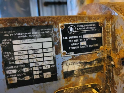 Used 2002 BRYAN RV800-S-150-FDG, Boilers New York US | Solutions 4 Manufacturing #1404199