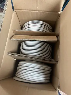 New | in-Stock Steelite Used 6-1/4" Steelite Ambassador Burgundy China Plates Case of 36 Restaurant Equipment (Miscellaneous) Illinois US | Falcon Restaurant Supply #1375679