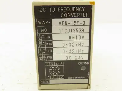 Watanabe WAP-VFN-15F-3 Pulse Frequency Converter 24VDC