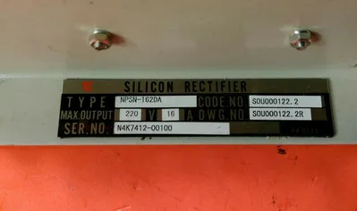 Yaskawa Silicon Rectifier NPSN-162DA 120V 6A. 4A