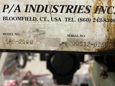 NEW PA INDUSTRIES SRF-200U