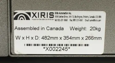 USED XIRIS ID-3500