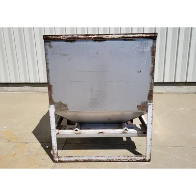 Used 45 cu/ft Stainless Steel Tote Dry Storage Bin Hopper