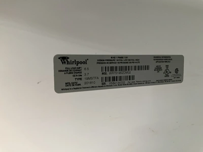 Used WHIRLPOOL WRT519SZDM02 Refrigerators Michigan US | Miedema Asset Management Group #1423593