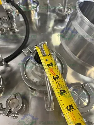 USED PRECISION STAINLESS 284 LITER 316 STAINLESS STEEL  PRESSURE VESSEL 15 PSI @ 248F