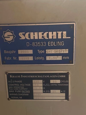 2000 SCHECHTL SMT-310 Shears-Power Squaring Hydraul. | Asset Exchange Corporation (5)