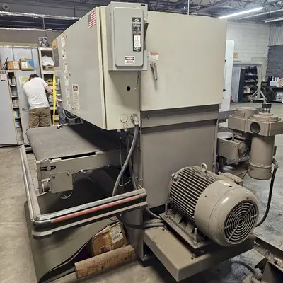 52” TIMESAVER MODEL #252-1M METAL BELT SANDER GRINDER: YOBRO 24763