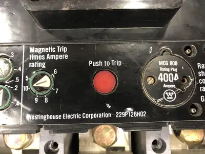 USED WESTINGHOUSE MCGX3800F