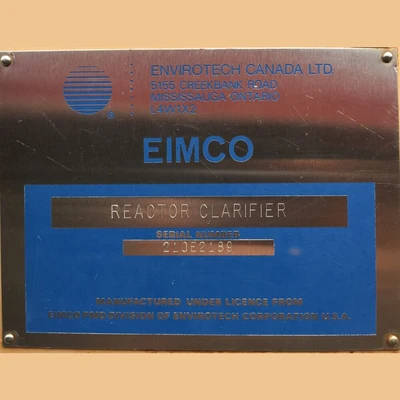 Eimco 48 inch Clarifiers