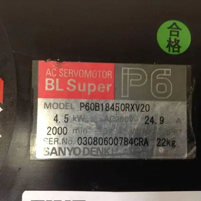 Used SANYO DENKI P60B18450RXV20 Motors (misc) Michigan US | Ideal Machinery #1311382