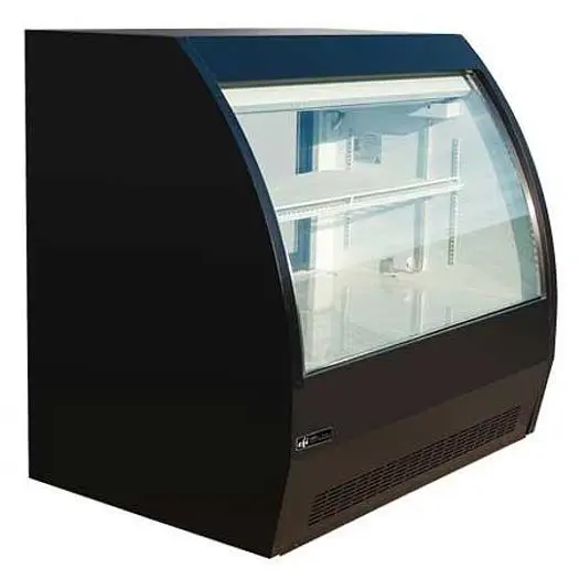 47" Deli Refrigerated Display Cases - Curved Glass - SPECIAL DISCOUNT PRICE