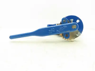 ABZ Valve API609 4" Lugged Butterfly Valve Manual Handle Blue SS316/416