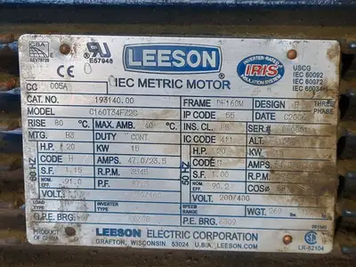 USED LEESON C160T34FZ2C