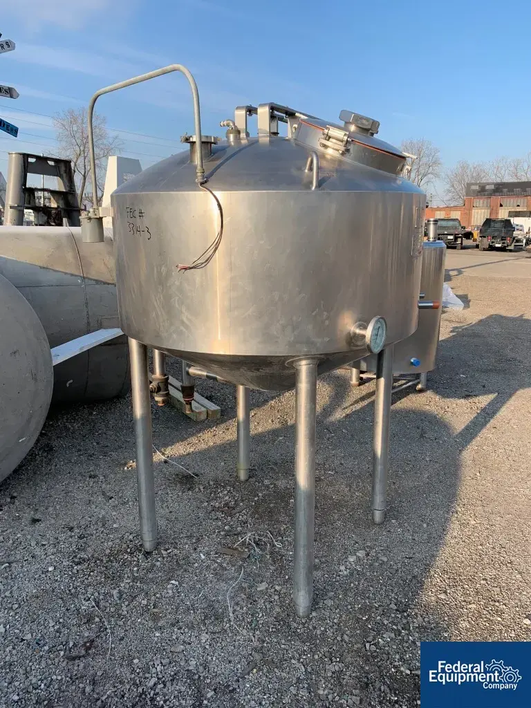 USED Walker 150 Gal Walker Jacketed Tank, S/S