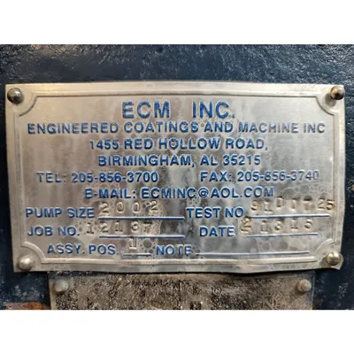 USED THE NASH ENGINEERING CO. CL2002