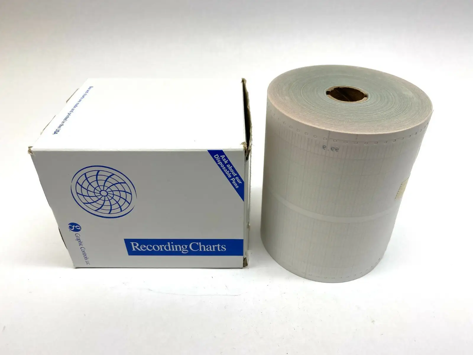 New | in-Stock Graphic Controls Recorder Chart Paper Miscellaneous Printing & Paper Equipment Michigan US | Maverick Industrial Sales #1397885