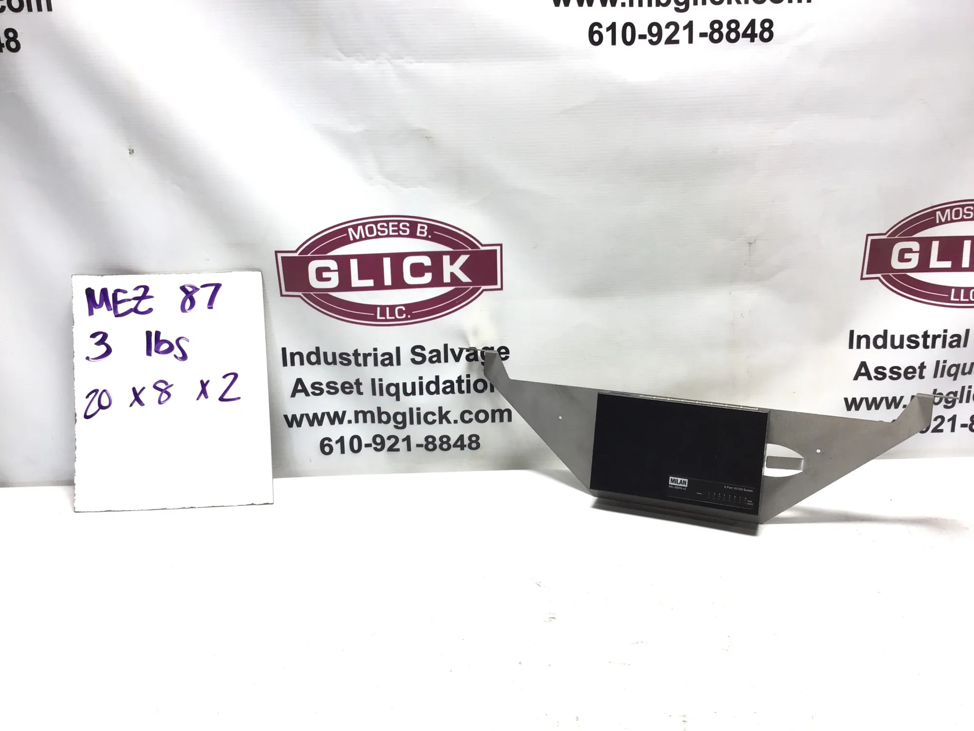MILAN MIL-S800i-V2 8 PORT 10/100 SWITCH