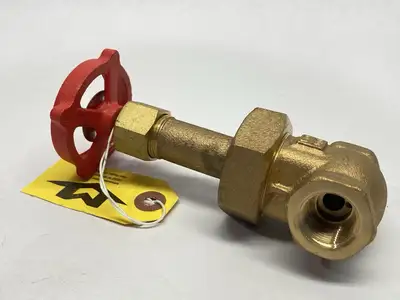 USED MILWAUKEE VALVE BRONZE GATE VALVE 150SWP 300WOG 1/2"