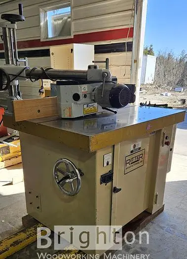 Used 2005 RITTER R1175 USED, VERY HEAVY DUTY SHAPER WITH SILVER FEEDER Woodworking Shapers | Brighton Woodworking Machinery #476987