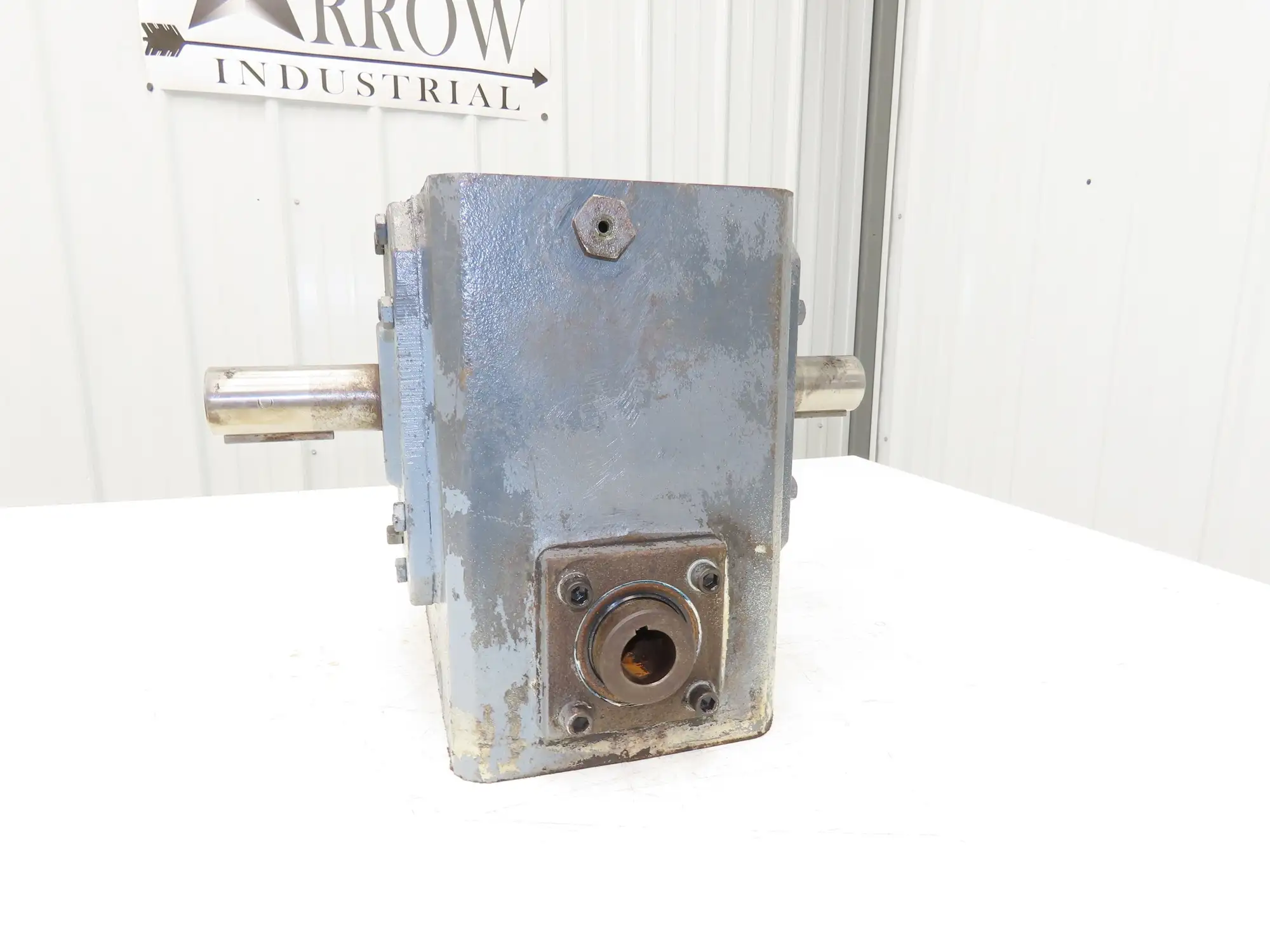 Morse Raider 450Q180LR30 Worm Gearbox 30:1 Reducer 6.2Hp 58rpm Dual Shaft Output
