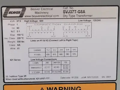 USED BEAVER SVJ37T-G8A