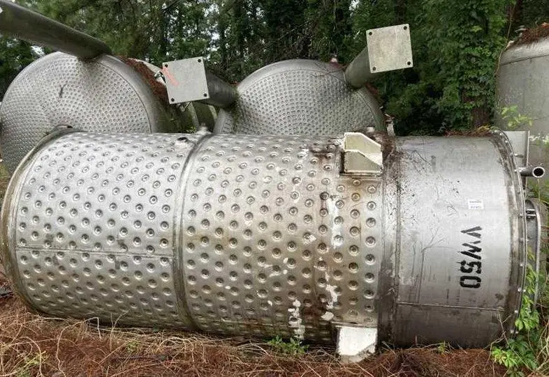 1,000 Gallon Stainless Steel JacketedTank