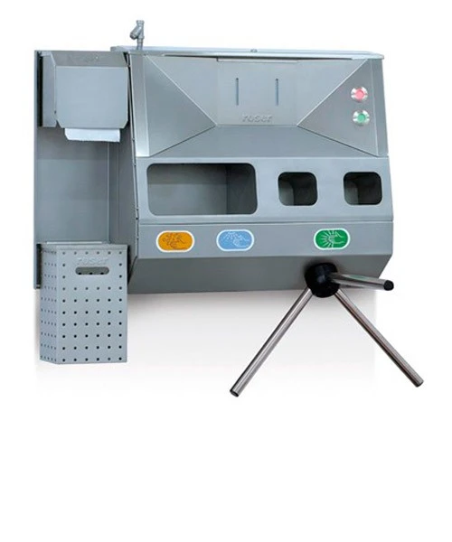 Used Roser WALL/ FLOOR MOUNTED MODULAR HYENINE STATION WITH TURNSTILE SANIECO Hand Washing and Sanitizing California US | RAM Manufacturing Equipment, LLC #291399