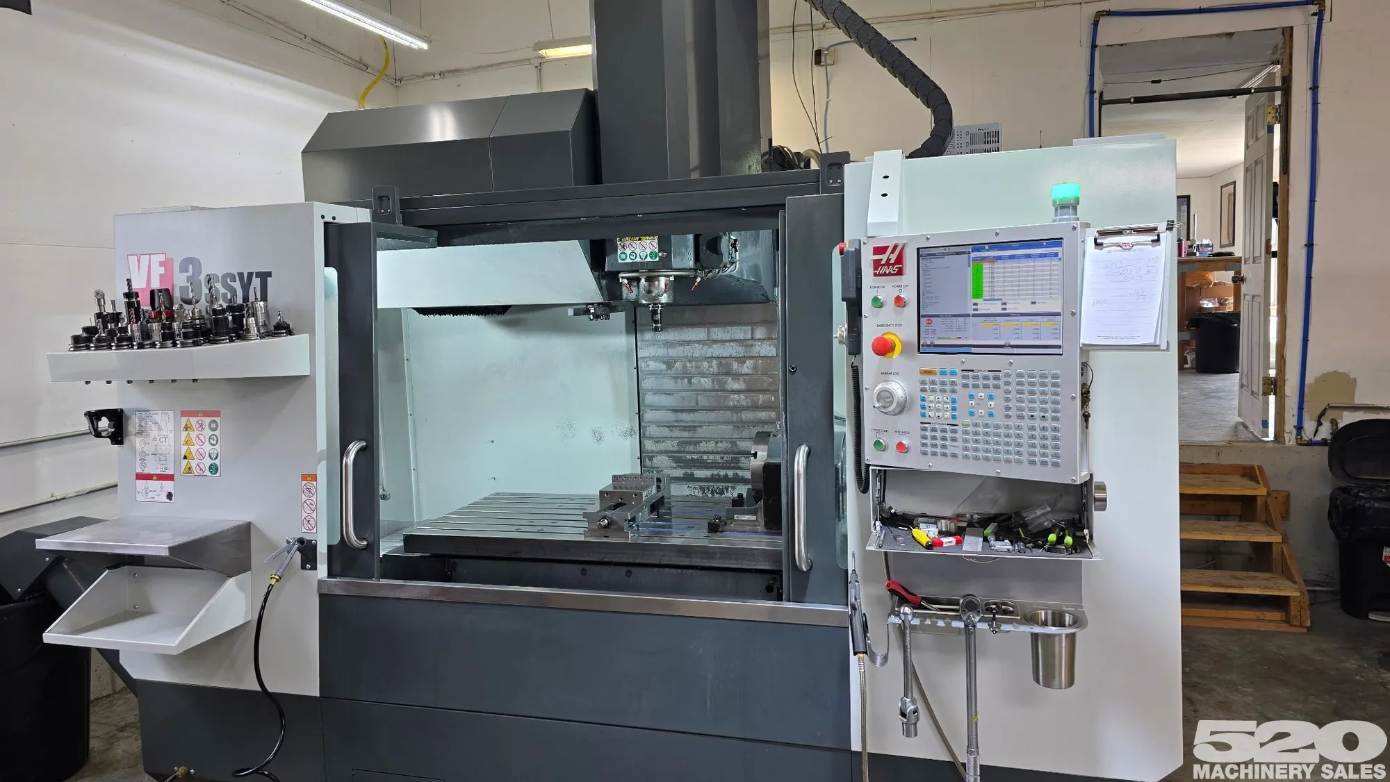 2021 HAAS VF-3SSYT w/ HRT 160 4th Axis & 15,000 RPM Spindle