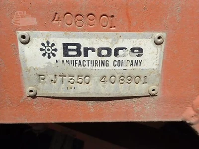 Used 2012 BROCE RJT350 Street Sweeper South Carolina US | Palmetto Machinery #1436749