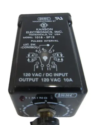 NEW KANSON ELECTRONICS ISSC 1018-SP12 TIME DELAY RELAY 1018SP12