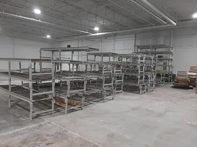 USED ROLMASTER 24” GRAVITY ROLLER CONVEYORS