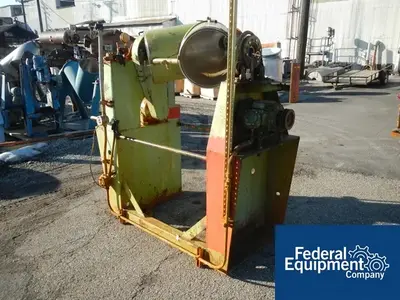 USED Patterson-Kelley 3 Cu Ft Patterson-Kelly Twin Shell Solids Processor, S/S