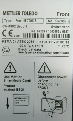 NEW METTLER TOLEDO M-700-X-S/VPW TRANSMITTER M700XSVPW 52-121-175