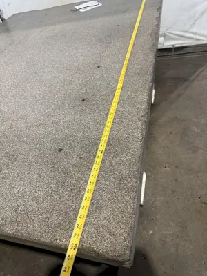 72" X 96" X 16" GRANITE SURFACE PLATE W/ STAND. STOCK #1215625