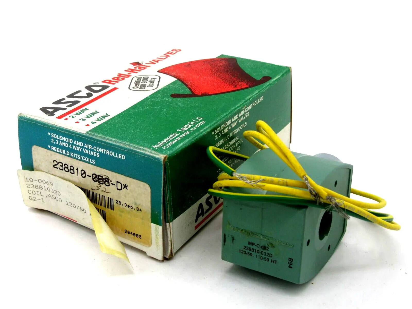 USED ASCO 238810-032-D SOLENOID VALVE COIL