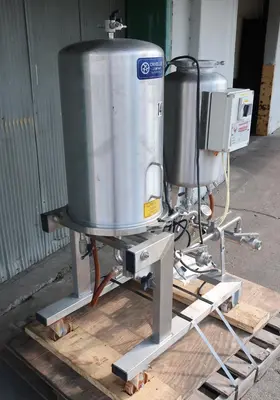 SPC8295  Filters 2 sq. meter Spadoni Meccanica horizontal plate filter up to 2.2 gpm capacity, Stainless Steel