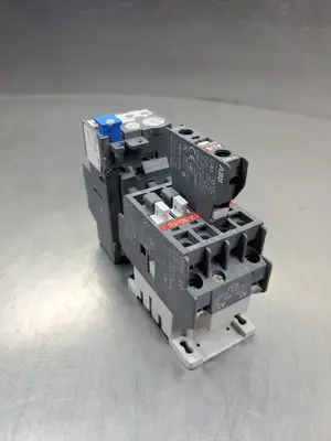 ABB A123010 28A 1000VAC Contactor w/TA25DU & CA510 Auxiliary Contactor 4A43