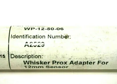 3 NEW TURCK WP-12-50-06 WHISKER PROXIMITY ADAPTER A2529 WP125006