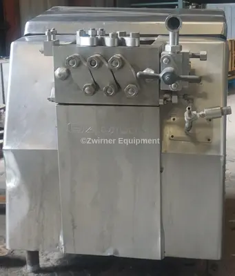 MANTON-GAULIN MODEL -720 M12 2PS STAINLESS STEEL CLAD HOMOGENIZER
