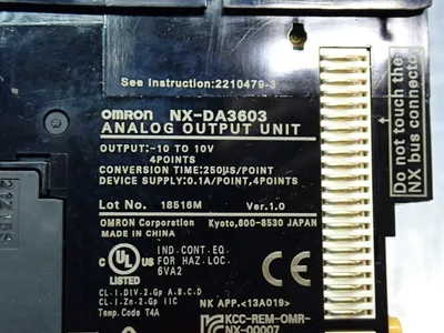 Used OMRON NXDA3603 PLC Processors | HGR 24 #753004