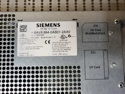 USED SIEMENS 6AV6644-0AB01-2AX0