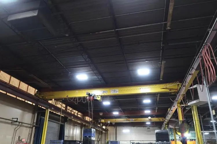 Used 1999 USECO INDUSTRIES 3 TON DOUBLE BRIDGE OVERHEAD CRANE Cranes (Misc) Wisconsin US | Lemke Machinery Sales #870023