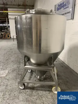 USED L.B. Bohle 1,400 Liter LB Bohle Bin, S/S
