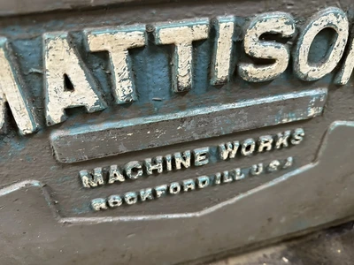 Used MATTISON 24" X 96" Reciprocating Surface Grinders Michigan US | Seminole Machinery #1452522