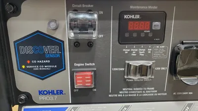 New Kohler 3700 Watt Portable Generator PRO3.7 120 240 PA-PRO37-3101 50 STATE CARB Approved
