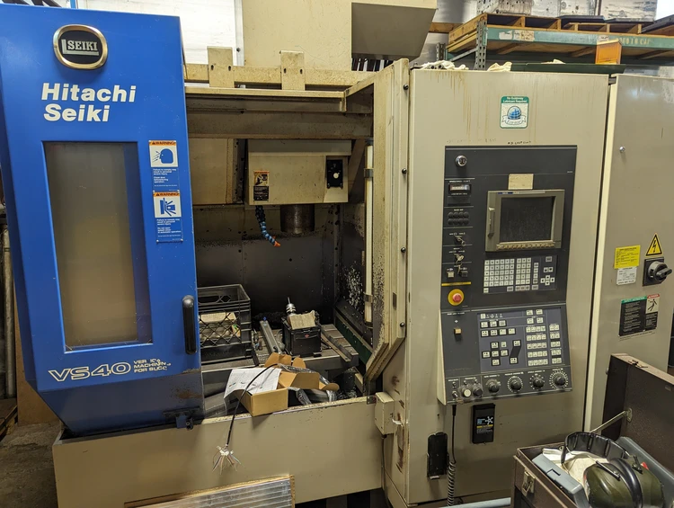 Used 2000 HITACHI SEIKI VS40 Vertical Machining Centers California US | Machinery Network #5874