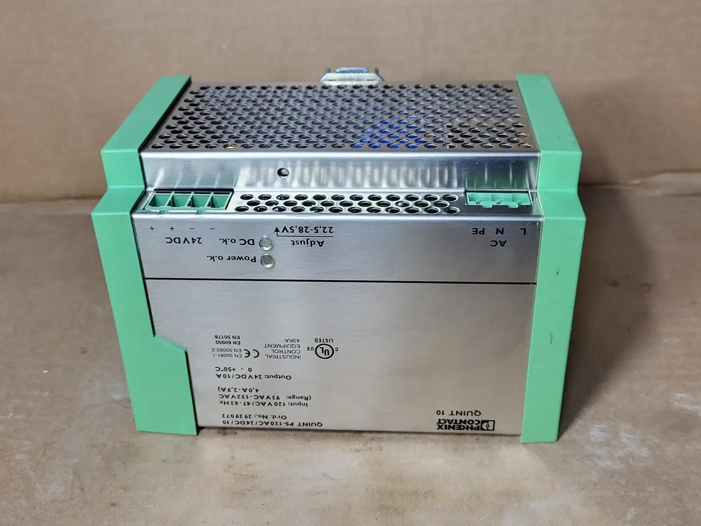 New | in-Stock PHOENIX CONTACT QUINT-PS-120AC/24DC/10 Misc Electrical & Power Parts British Columbia CA | Lenmark #477776